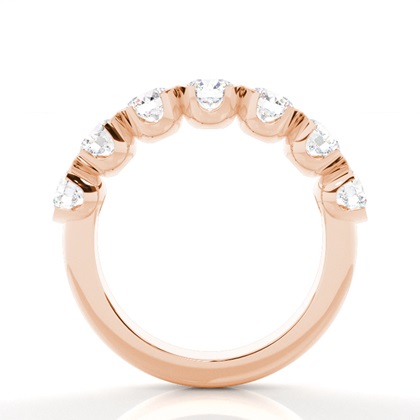Rose Gold Contemporary Diamond Engagement Rings