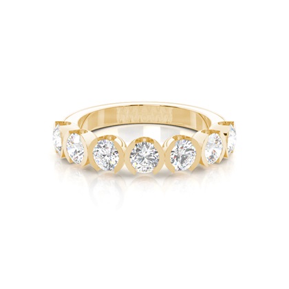 Yellow Gold Contemporary Diamond Engagement Rings