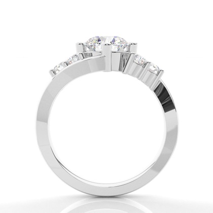 4 Prong Setting Plain Seven Stone Ring