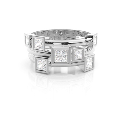 Princess Cut Diamond Rings