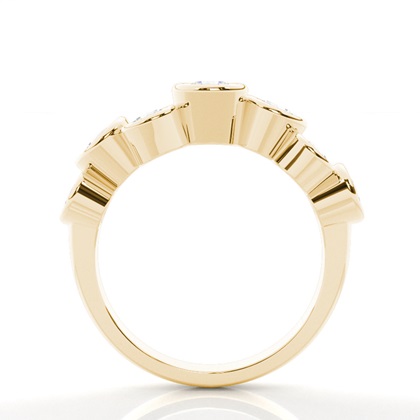 Yellow Gold Statement Diamond Rings
