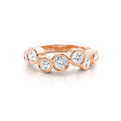 Rose Gold Statement Diamond Rings