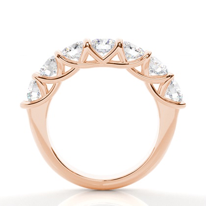 Rose Gold Contemporary Diamond Engagement Rings