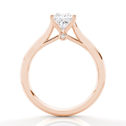 Rotgold Solitärringe Diamantringe