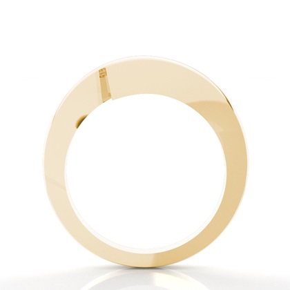 Yellow Gold Solitaire Diamond Rings 