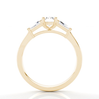 Diamant Verlobungsring in einer Krappenfassung mit Schulter Diamanten