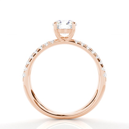 Rose Gold Diamond Engagement Rings