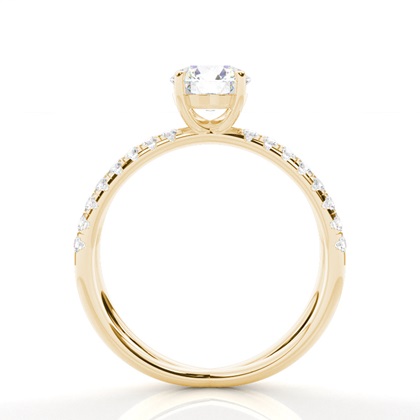 Yellow Gold Diamond Engagement Rings