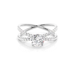 White Gold Diamond Engagement Ring