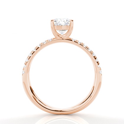 Cushion Lab Grown Diamond Engagement Rings