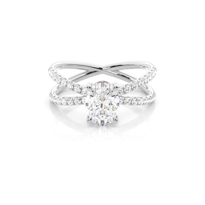 Oval Diamantverlobungsringe Verlobungsringe