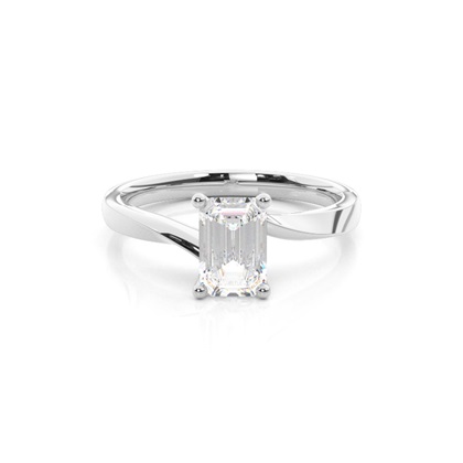 Emerald-Cut Diamond Rings