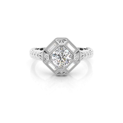 Platinum Diamond Engagement Rings