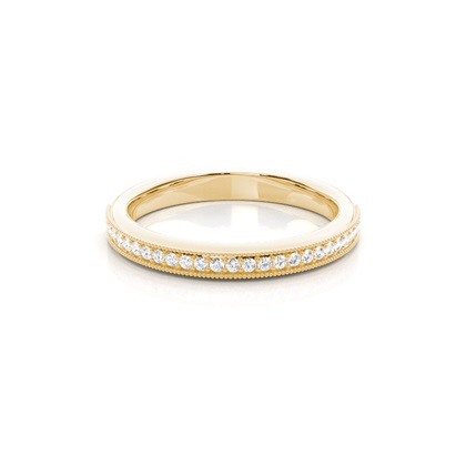 Yellow Gold Eternity Diamond Rings