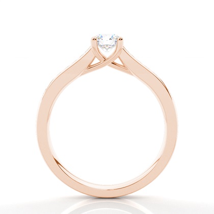 Rose Gold Diamond Engagement Rings