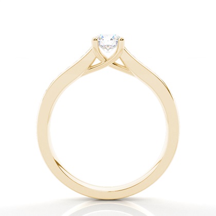 Yellow Gold Diamond Engagement Rings