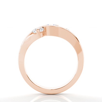 Rotgold Trilogie Verlobungsringe