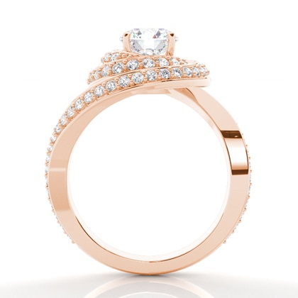 Rose Gold Diamond Engagement Rings