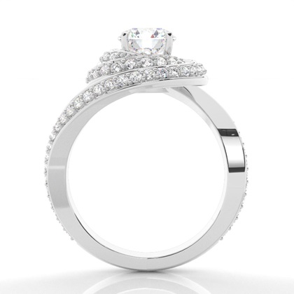 White Gold Diamond Engagement Ring