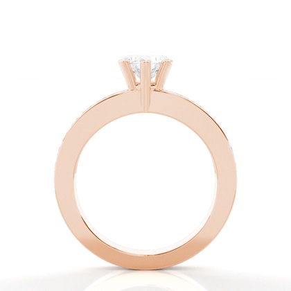 Rose Gold Diamond Engagement Rings