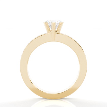 Yellow Gold Diamond Engagement Rings