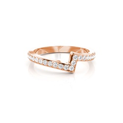 2.00mm Studded Slight Dome Profile Diamond Shaped Band