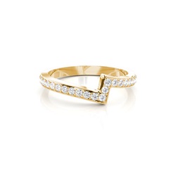 2.00mm Studded Slight Dome Profile Diamond Shaped Band