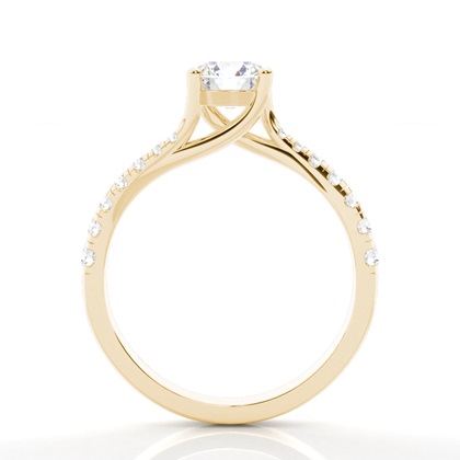Yellow Gold Diamond Engagement Rings