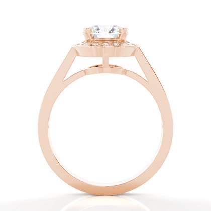 Rose Gold Diamond Engagement Rings