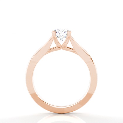 Rotgold Solitärringe Diamantringe