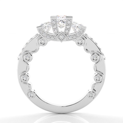 Prinzessin Platin Trilogie Verlobungsringe