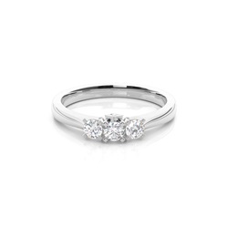 Diamant Verlobungsring in einer Krappenfassung