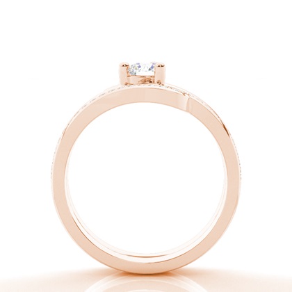 Rotgold Ringsets Verlobungsringe