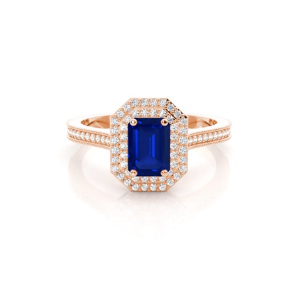 Rose Gold Diamond Engagement Rings Gemstones