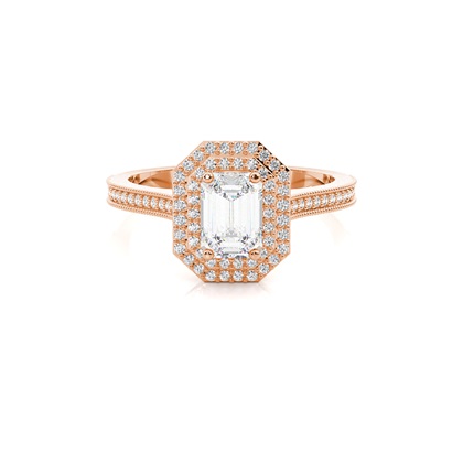 Emerald-Cut Diamond Rings