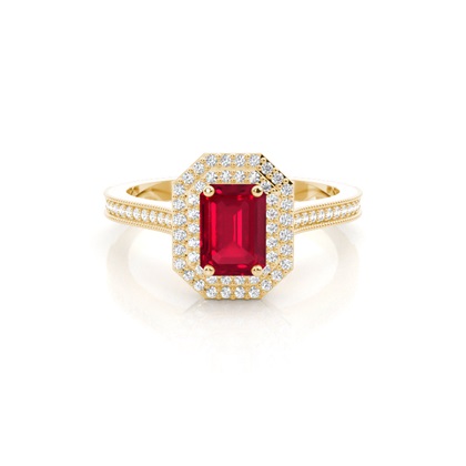 Yellow Gold Diamond Engagement Rings Gemstones