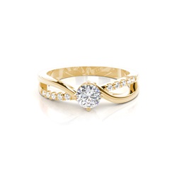 White Gold Diamond Engagement Ring