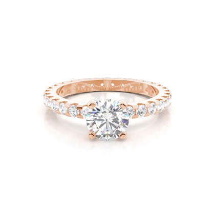 Rose Gold Diamond Engagement Rings