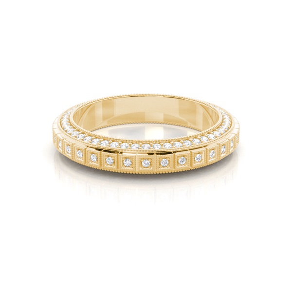 Pave Setting Full Eternity Diamond Ring