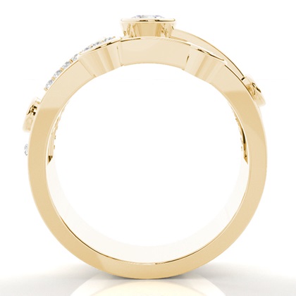 Yellow Gold Statement Diamond Rings