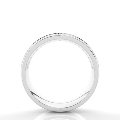 Pave Einstellung verzierte Diamantförmig Band