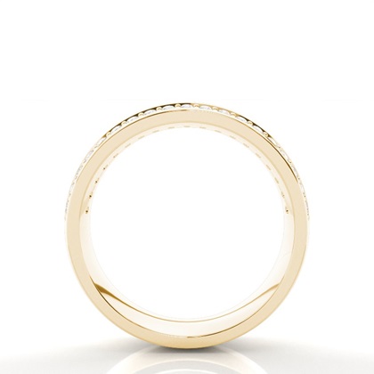 Men's Yellow Gold Diamond Wedding Rings