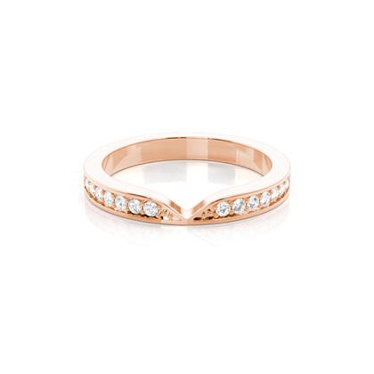 Women's Rose Gold Wedding Rings