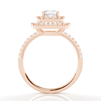 Rose Gold Diamond Engagement Rings
