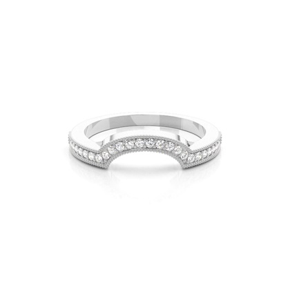 1.80mm Studded Slight Comfort Fit Diamond Shaped Band