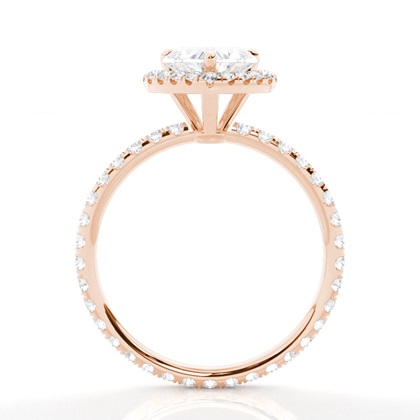 Diamantenring in einer Krappenfassung