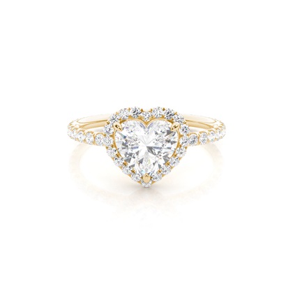 Heart Diamond Rings