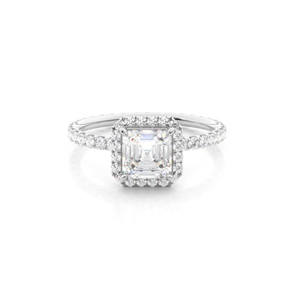 Asscher Diamond Rings