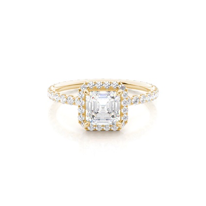 Asscher Diamond Rings