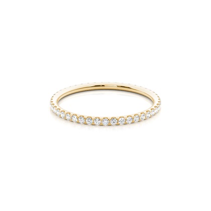Yellow Gold Anniversary Diamond Rings
